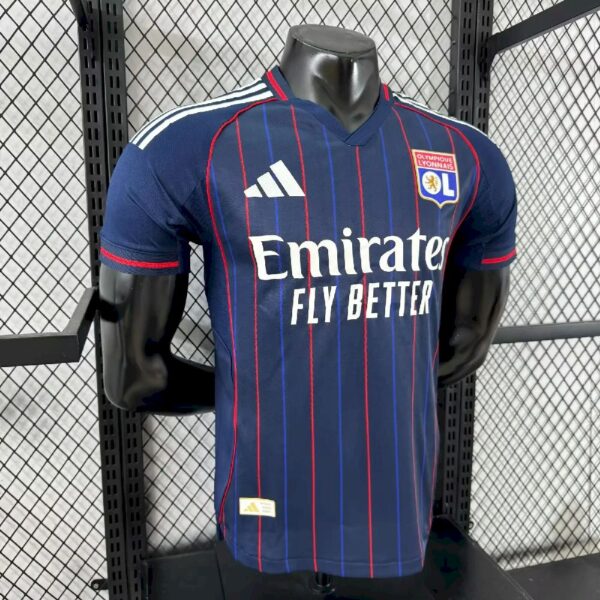 Olympique Lyonnais 2025/26 Away Jersey Player Version - Image 4