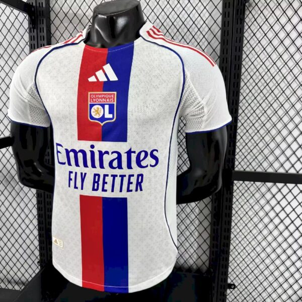 Olympique Lyonnais 2025/26 Home Jersey Player Version - Image 6