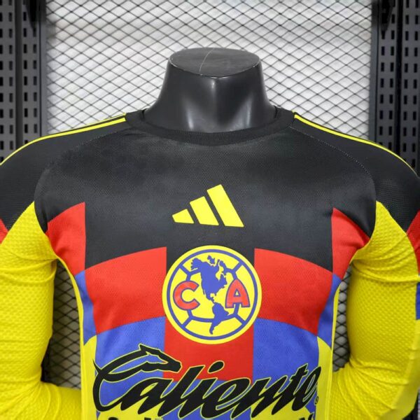 Club America 2025/26 Home Long Sleeves Jersey Player Version - Image 3