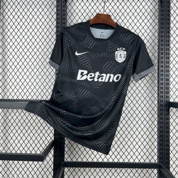 Sporting Cp 2025/26 Black Away Jersey