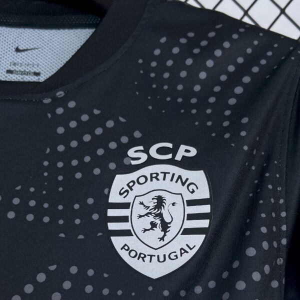Sporting Cp 2025/26 Black Away Jersey - Image 8