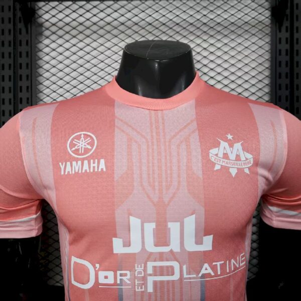 Olympique Marseille 2025/26 Pink Jersey Player Version - Image 6