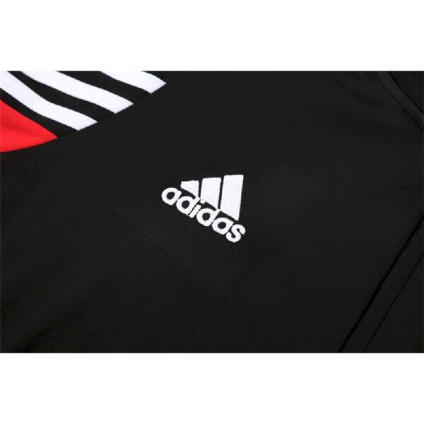 Unisex Ac Milan 2003/04 1/4 Zip Sweatshirt Retro Style - Image 4
