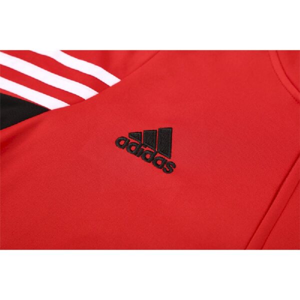 Unisex Ac Milan 2003/04 1/4 Zip Sweatshirt Retro Style - Image 7