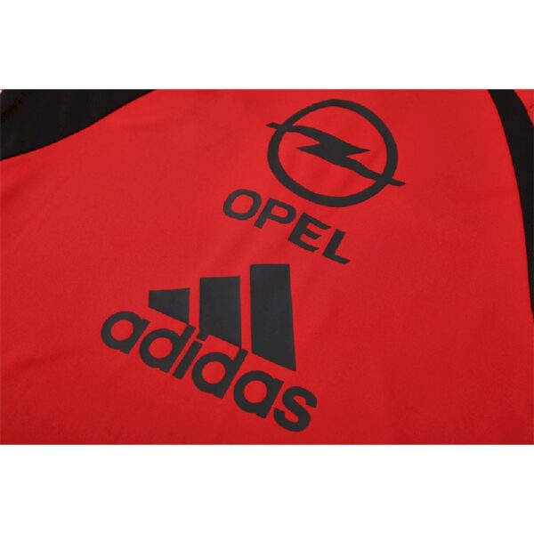 Unisex Ac Milan 2003/04 1/4 Zip Sweatshirt Retro Style - Image 4