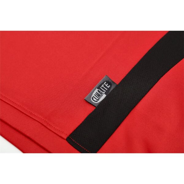 Unisex Ac Milan 2003/04 1/4 Zip Sweatshirt Retro Style - Image 3