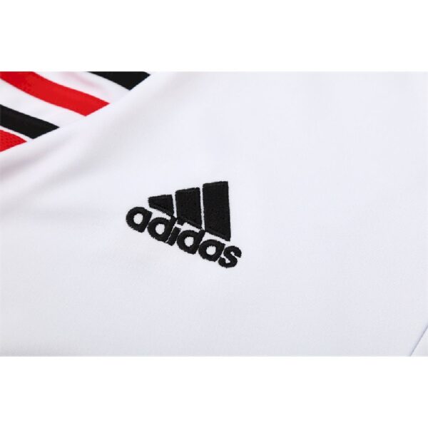Unisex Ac Milan 2003/04 1/4 Zip Sweatshirt Retro Style - Image 3