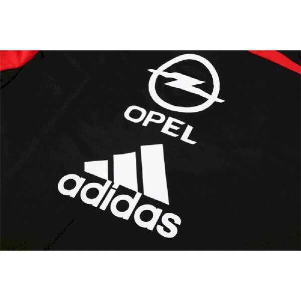 Unisex Ac Milan 2004/05 1/4 Zip Sweatshirt Retro Style - Image 4