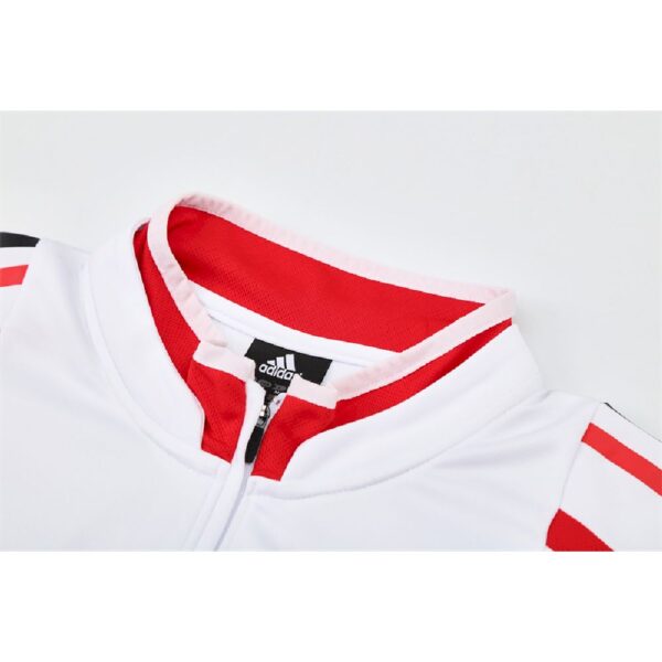 Unisex Ac Milan 2004/05 1/4 Zip Sweatshirt Retro Style - Image 7