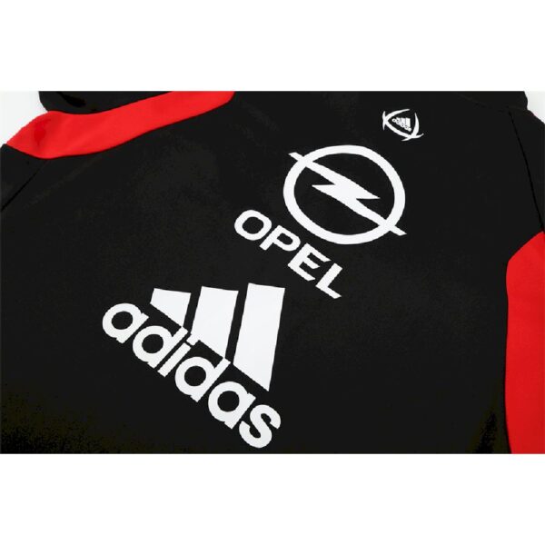 Unisex Ac Milan 2005/06 1/4 Zip Sweatshirt Retro Style - Image 7