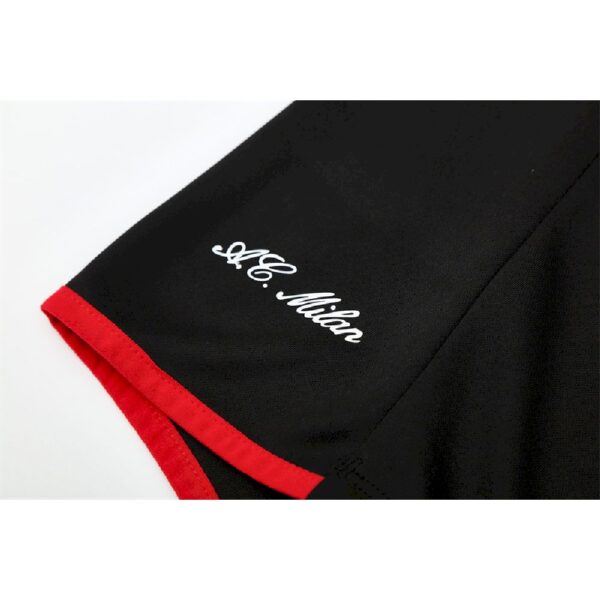 Unisex Ac Milan 2005/06 1/4 Zip Sweatshirt Retro Style - Image 5