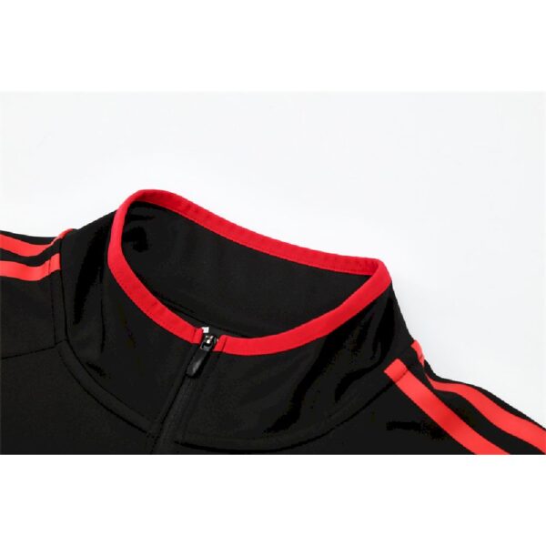 Unisex Ac Milan 2005/06 1/4 Zip Sweatshirt Retro Style - Image 3