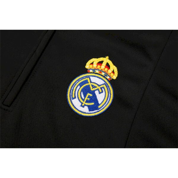 Unisex Real Madrid 2004/05 1/4 Zip Sweatshirt Retro Style - Image 7