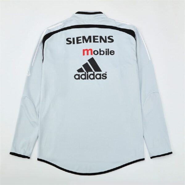 Unisex Real Madrid 2004/05 1/4 Zip Sweatshirt Retro Style - Image 2