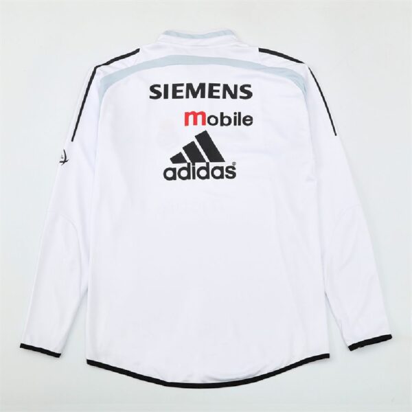 Unisex Real Madrid 2004/05 1/4 Zip Sweatshirt Retro Style - Image 2
