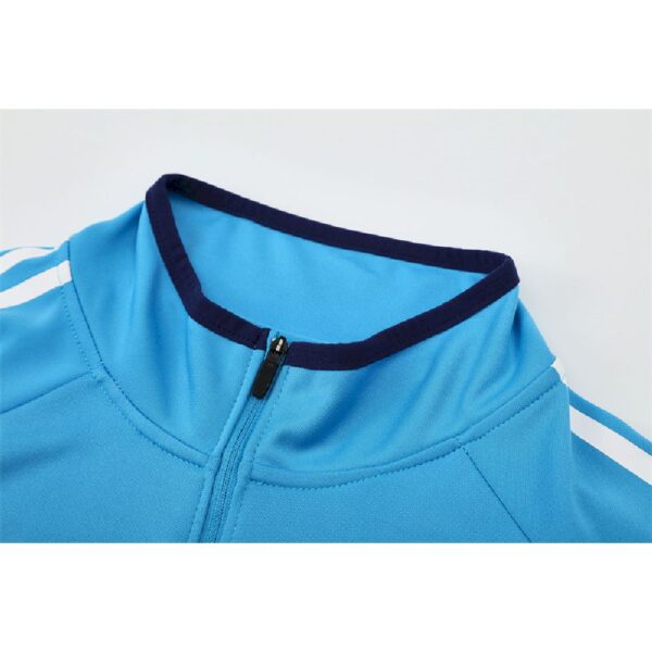 Unisex Real Madrid 2005/06 1/4 Zip Sweatshirt Retro Style - Image 6