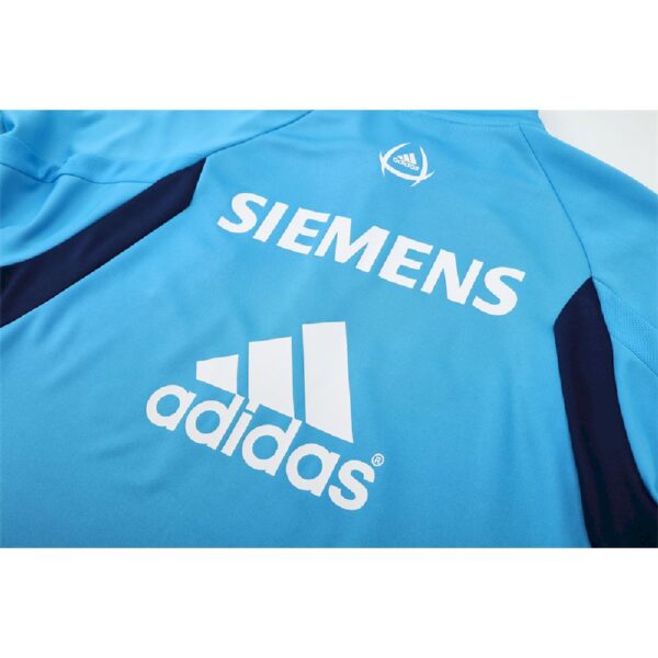 Unisex Real Madrid 2005/06 1/4 Zip Sweatshirt Retro Style - Image 4