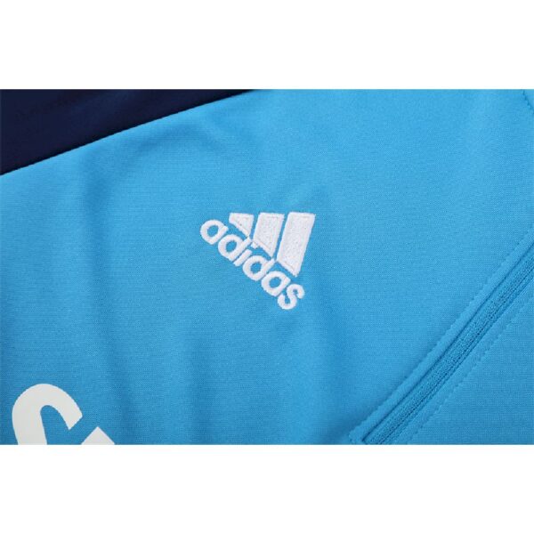 Unisex Real Madrid 2005/06 1/4 Zip Sweatshirt Retro Style - Image 3