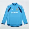 Mens Real Madrid 2005/06 1/4 Zip Sweatshirt Retro Style