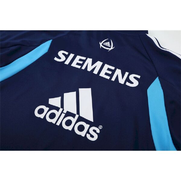 Unisex Real Madrid 2005/06 1/4 Zip Sweatshirt Retro Style - Image 7