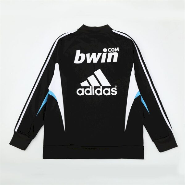 Unisex Real Madrid 2008/09 1/4 Zip Sweatshirt Retro Style - Image 2