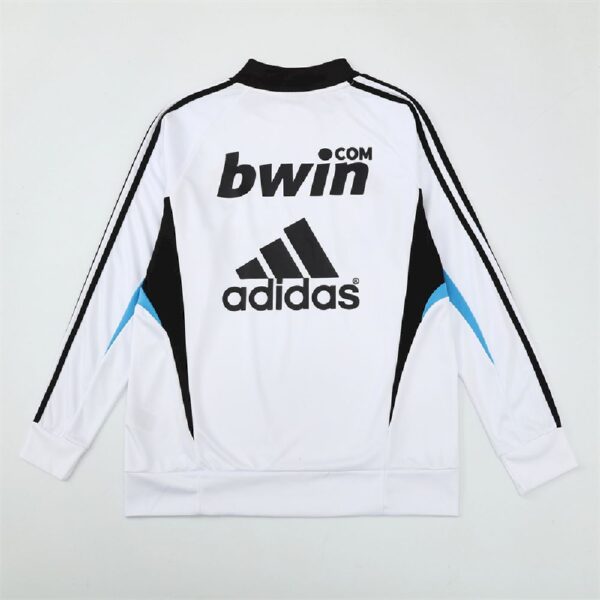 Unisex Real Madrid 2008/09 1/4 Zip Sweatshirt Retro Style - Image 2