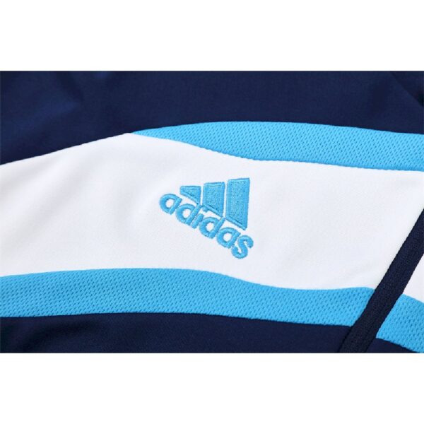 Unisex Real Madrid 2009/10 1/4 Zip Sweatshirt Retro Style - Image 4