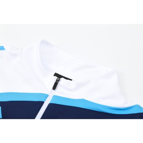 Unisex Real Madrid 2009/10 1/4 Zip Sweatshirt Retro Style - Image 6