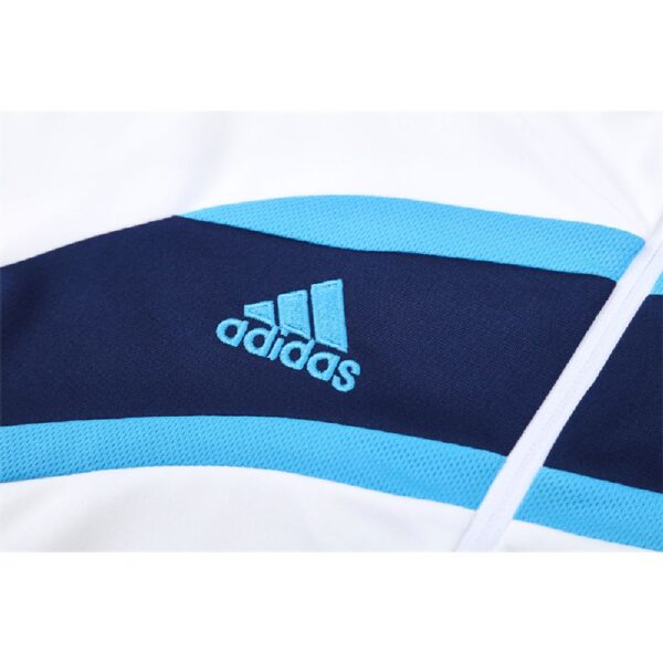 Unisex Real Madrid 2009/10 1/4 Zip Sweatshirt Retro Style - Image 4