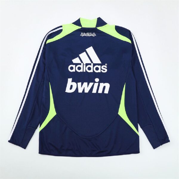 Unisex Real Madrid 2012/13 1/4 Zip Sweatshirt Retro Style - Image 2