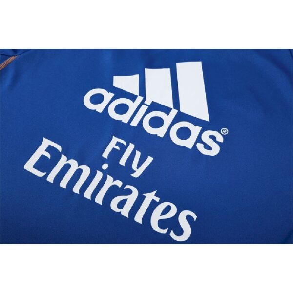 Unisex Real Madrid 2013/14 1/4 Zip Sweatshirt Retro Style - Image 4
