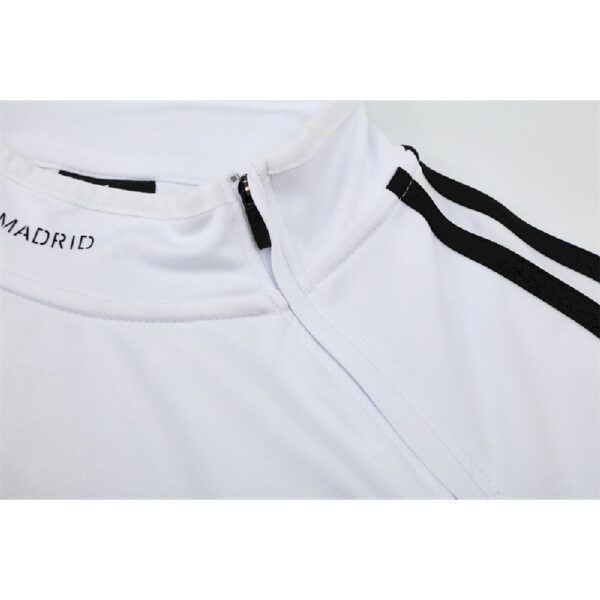 Unisex Real Madrid 2013/14 1/4 Zip Sweatshirt Retro Style - Image 8