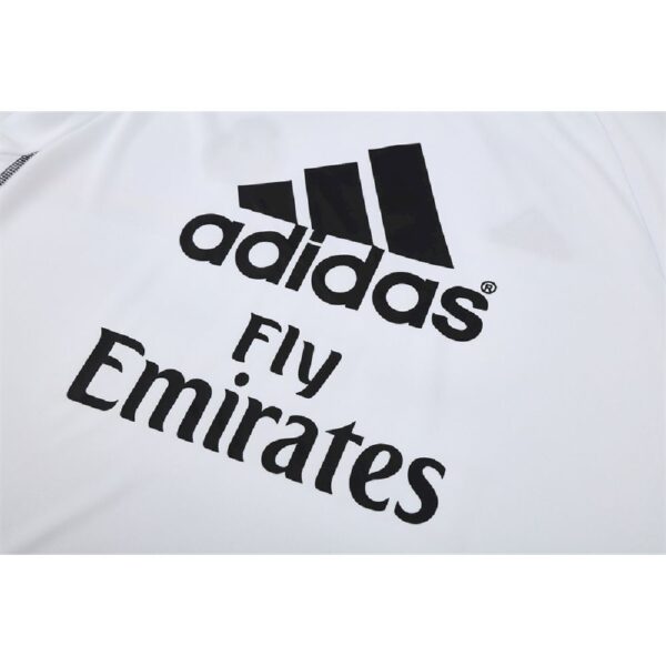 Unisex Real Madrid 2013/14 1/4 Zip Sweatshirt Retro Style - Image 6