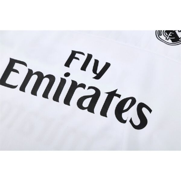 Unisex Real Madrid 2015/16 1/4 Zip Sweatshirt Retro Style - Image 9