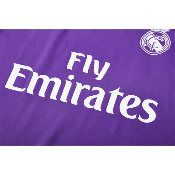 Unisex Real Madrid 2016/17 1/4 Zip Sweatshirt Retro Style - Image 6