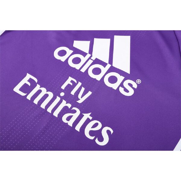 Unisex Real Madrid 2016/17 1/4 Zip Sweatshirt Retro Style - Image 4