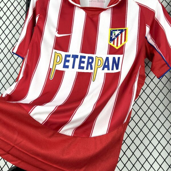 Retro Atletico Madrid 2003/04 Home Jersey - Image 5
