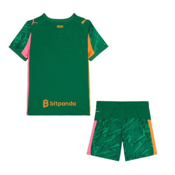 Kids Ac Milan 2025/26 Goalkeeper Third Kit - Image 2