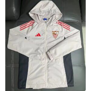 Sevilla FC 2025 White Windbreaker