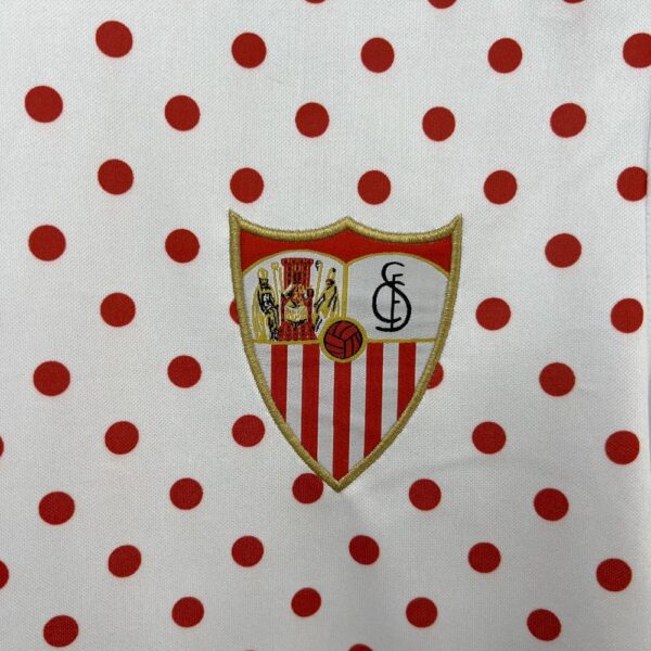Sevilla Fc 2025/26 White Prematch T-Shirt Jersey - Immagine 5