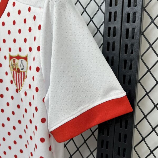 Sevilla Fc 2025/26 White Prematch T-Shirt Jersey - Immagine 9