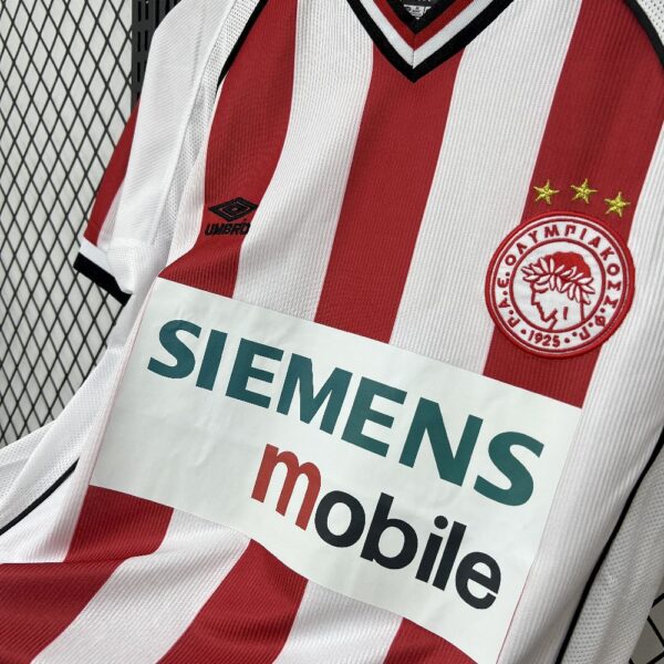 Retro Olympiacos Fc 2001/02 Home Jersey - Image 2