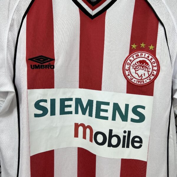 Retro Olympiacos Fc 2001/02 Home Jersey - Image 3