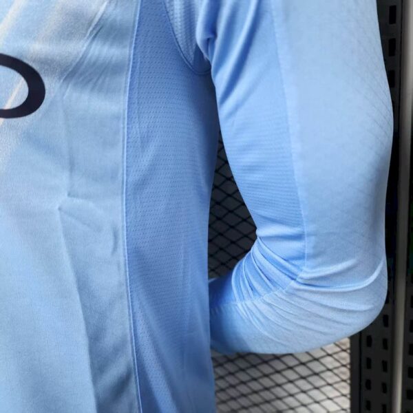 Manchester City 2025/26 Home Long Sleeve Jersey Player Version - Image 4