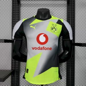 Mens Borussia Dortmund 2025/26 Away Jersey Player Version