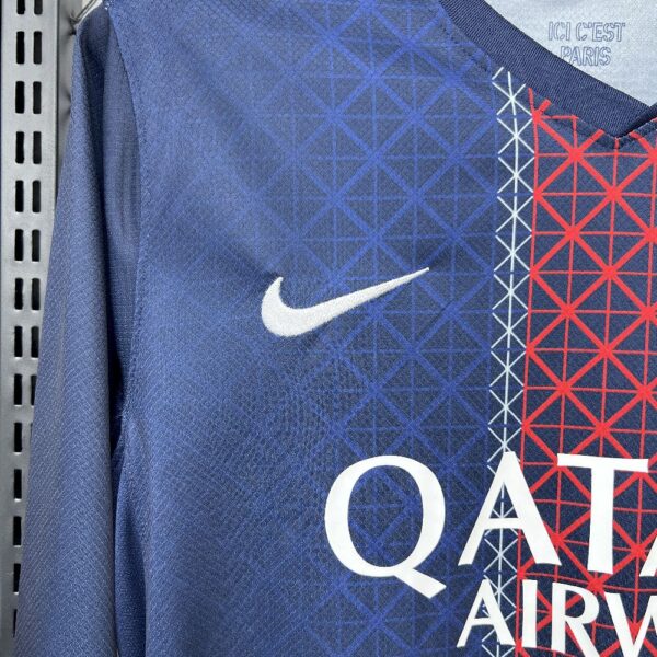 Mens Paris Saint-Germain 2025/26 Home Long Sleeve Jersey - Image 9