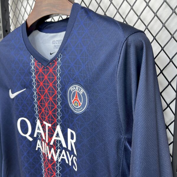 Mens Paris Saint-Germain 2025/26 Home Long Sleeve Jersey - Image 4