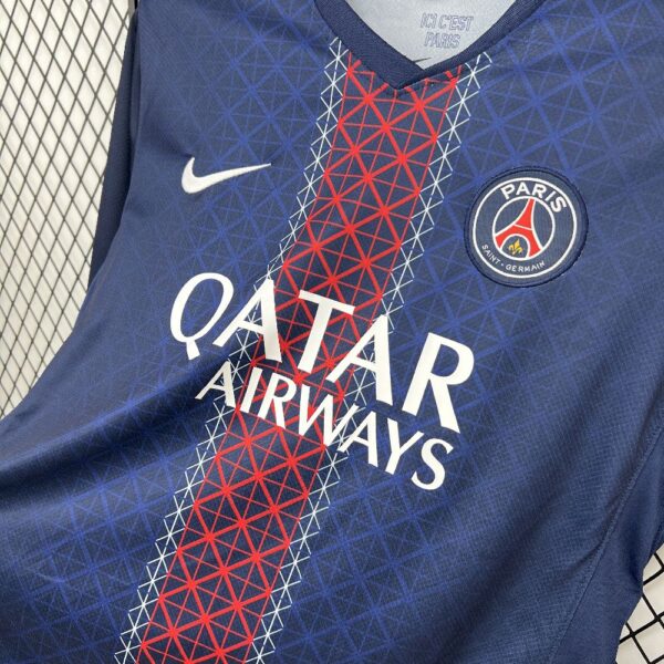 Mens Paris Saint-Germain 2025/26 Home Long Sleeve Jersey - Image 2